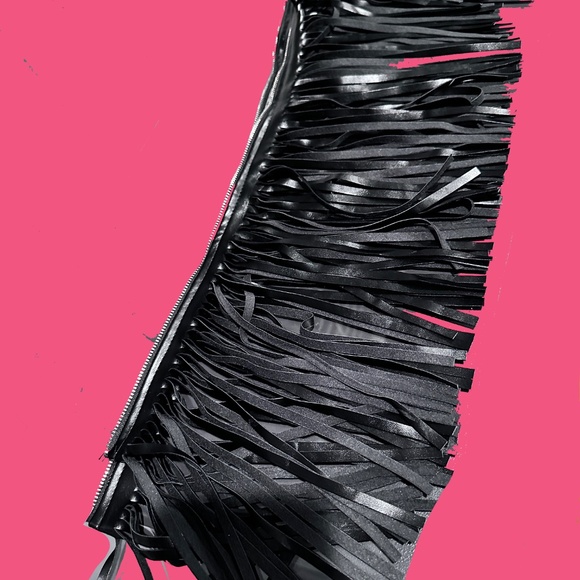 Katakomb 50s Viper Fringes Jacket Red and Black Fringe - Picture 7 of 12